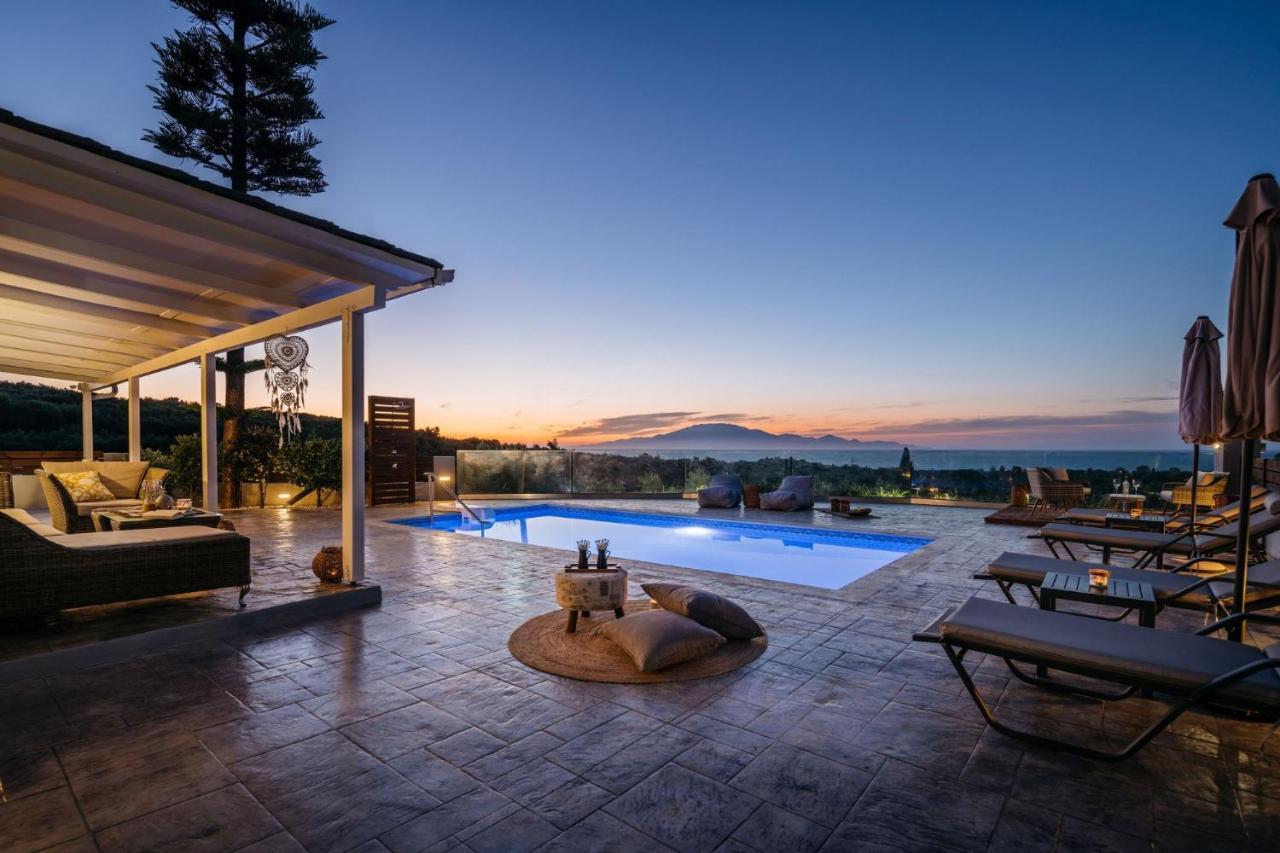Villa Venia - Cozy Escape With Scenic Sew View, By Zantewize Tragaki Ngoại thất bức ảnh