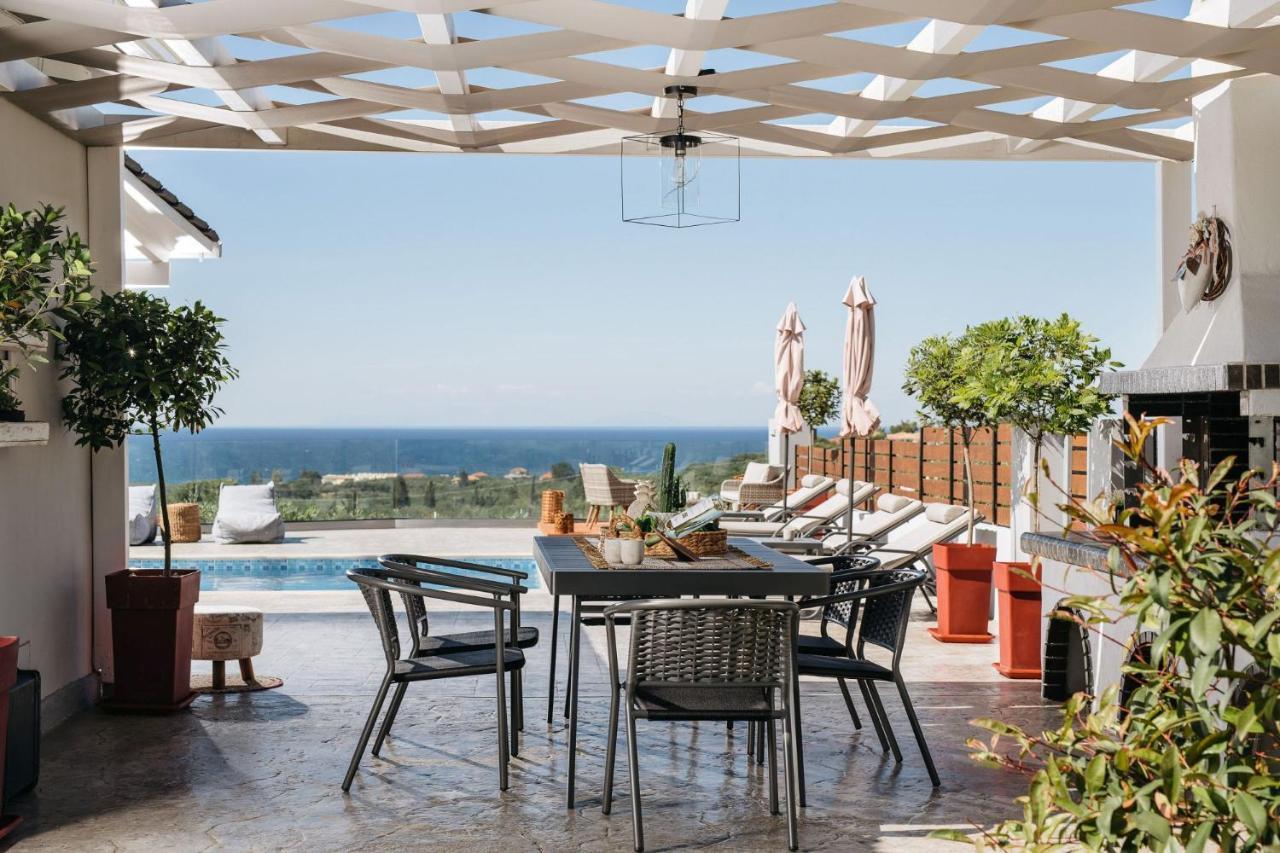 Villa Venia - Cozy Escape With Scenic Sew View, By Zantewize Tragaki Ngoại thất bức ảnh