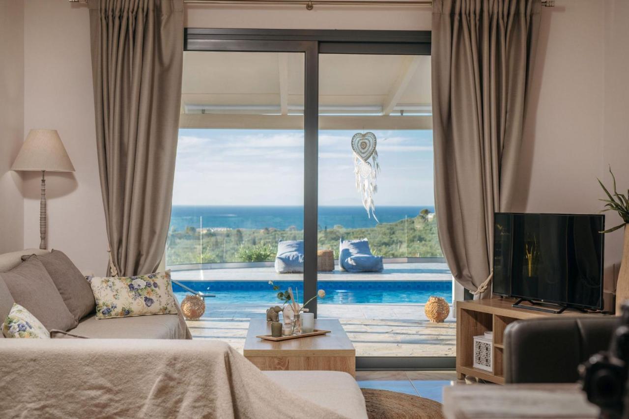 Villa Venia - Cozy Escape With Scenic Sew View, By Zantewize Tragaki Ngoại thất bức ảnh