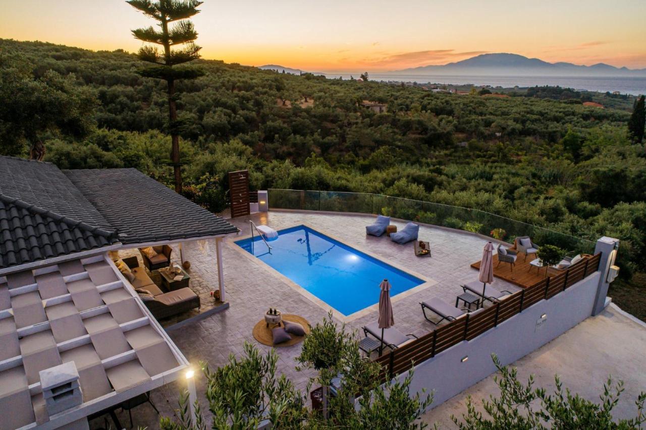 Villa Venia - Cozy Escape With Scenic Sew View, By Zantewize Tragaki Ngoại thất bức ảnh