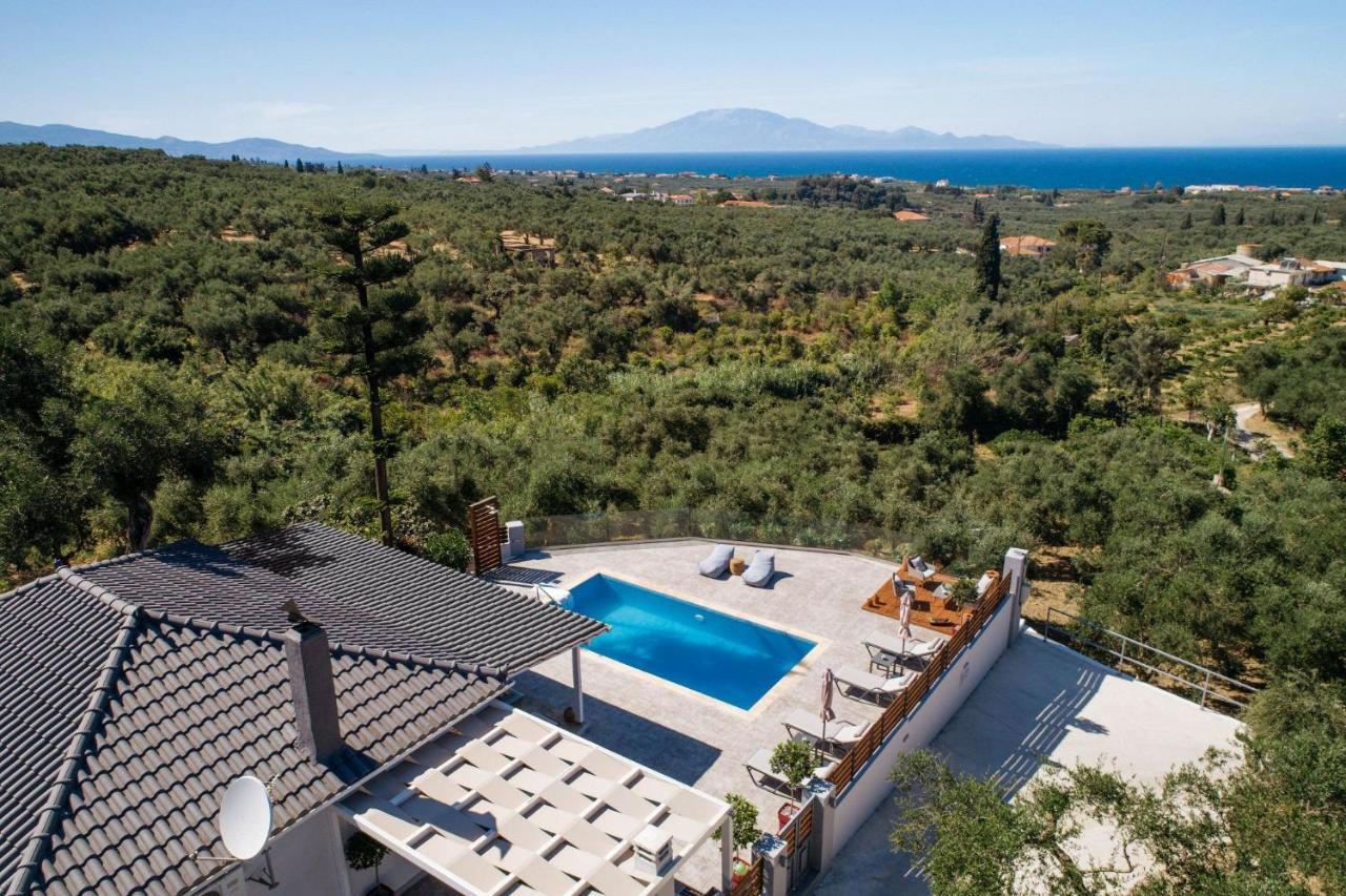 Villa Venia - Cozy Escape With Scenic Sew View, By Zantewize Tragaki Ngoại thất bức ảnh